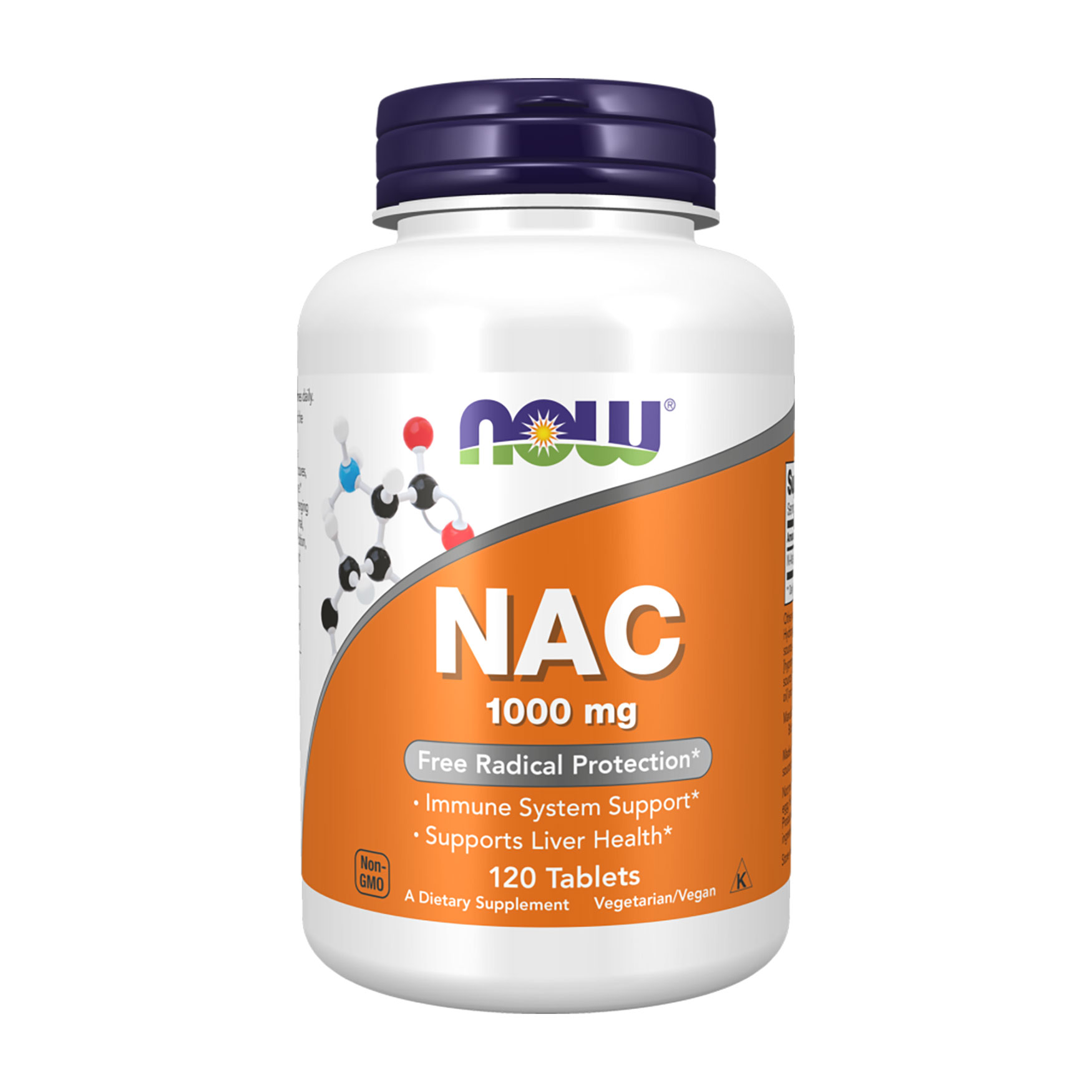 Ацетилцистеїн NOW Foods NAC 1000 мг, 120 таблеток